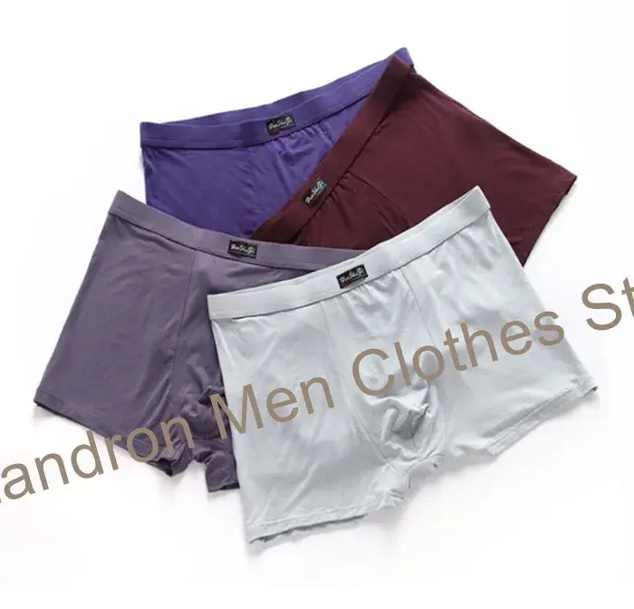 Boxers macios de fibra de bambu homem 140kg plus size 8xl 7xl 6xl boxershorts masculinos cuecas de grandes dimensões respirável calcinha sólida