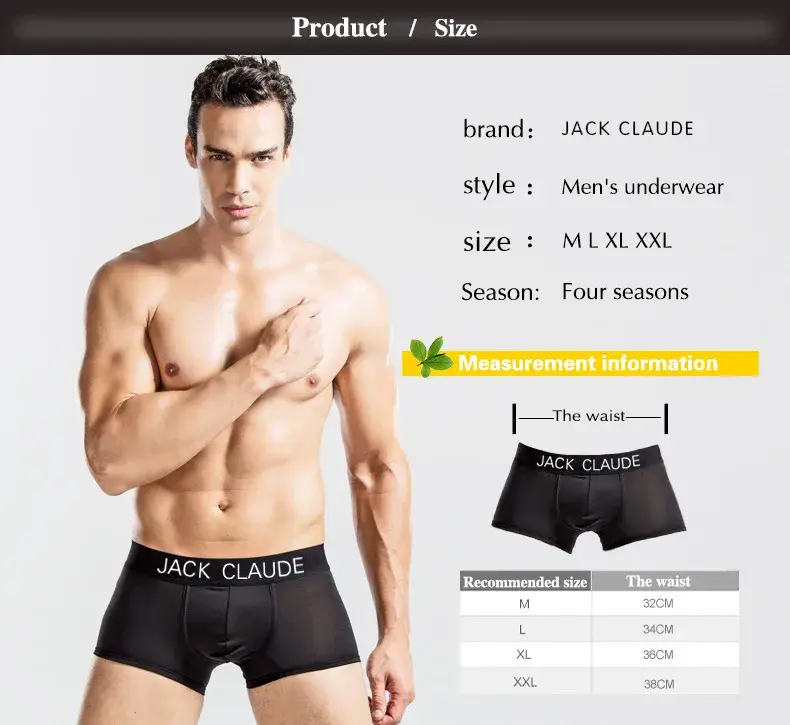 Male Underwear Men Boxer Men's Sexy Underpants For Men Panties Cuecas Soft Underpants Cueca Boxer Men bokserki Calzoncillos New