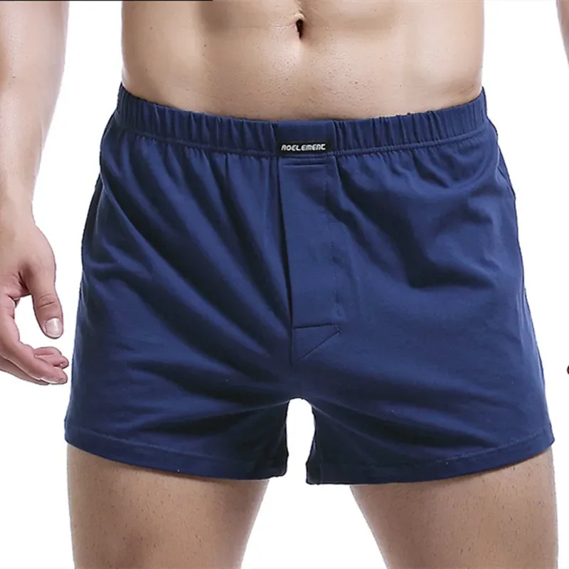 Casual Men's Boxers Cotton Mens Underwear Trunks Woven Arrow Pants Male Loose Boxershorts Homme Pouch Underpants Plus Size L-3XL