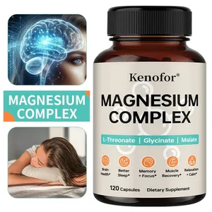Magnesium Complex Supplement with L-threonine Glycine and Malate To Support Brain Health Memory Concentration and Sleep
