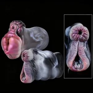 Eläin Realistinen Vagina Anaali Miesten Masturbaattori Seksilelut Miesten Silikoni Tasku Pillu 3D Keinotekoinen Stroker Eroottiset Seksilelut