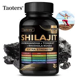مکمل Shilajit با Sea Moss Ashwagandha منیزیم و روی - 19 در 1 کپسول ارگانیک گیاهی غیر GMO