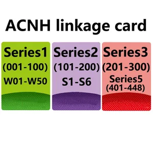 Carte de liaison ACNH 001 à 448, carte Sanrio S1 à S6, fonctionne pour NS Switch NTAG215, carte d'impression NFC pour animaux
