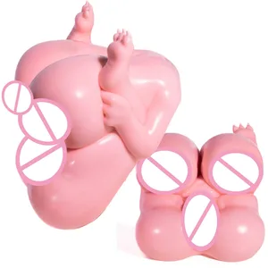Large Breast Realistic Vagina Male Masturbator Soft Silicone Men's Onahole Penis Exerciser Pocket Pussy Adult Sex Toy