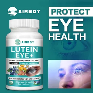 Lutein Eye - Stödjer ögonhälsa Minskar ögontrötthet och torra ögon Minskar blåljusskador - med Astaxanthin Vitamin A Blåbär