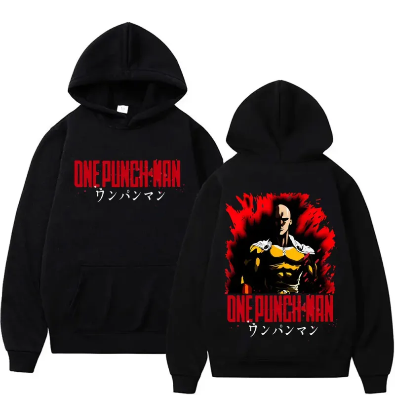 Anime One Punch Man Tatsumaki Hoodies Men Women Clothing Fashion Harajuku Oversized Pullover Men's Casual Sportswear Sweatshirt