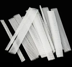 * * Χονδρική 15 τεμ. 1 Pack White Make Up Cosmetic Brushes Guard Mesh Protectors Cover