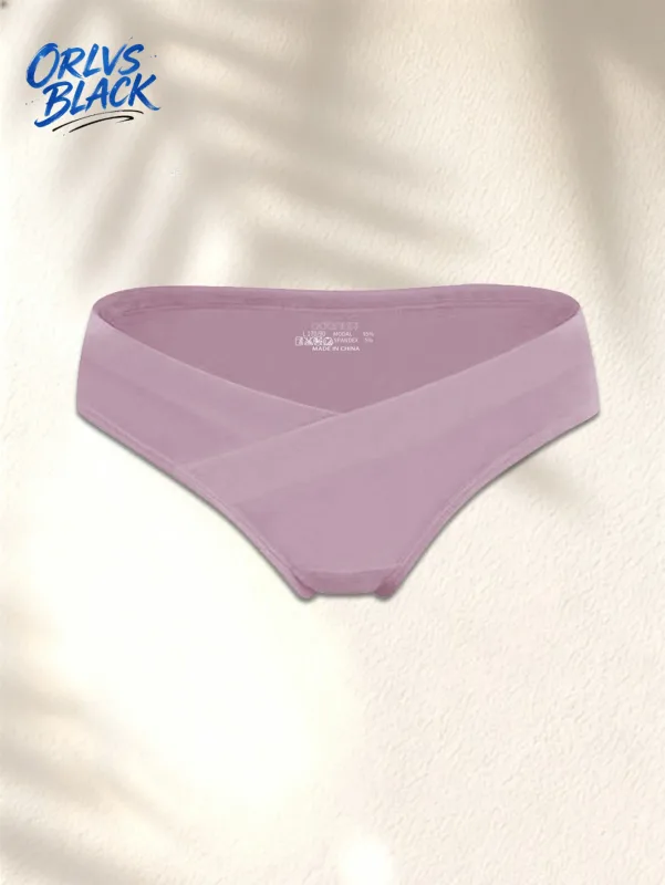 3PCS Cross Front Waist Design Mens Briefs Ultra Soft Breathable Stretch Slim Fit Daily Fashion Underpants AD330