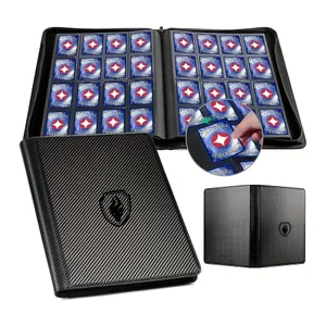 1024 Pockets Trading Card Binder Premium 16 Pockets Card Holder Folders Side Loading Card Album for Sport Game Card