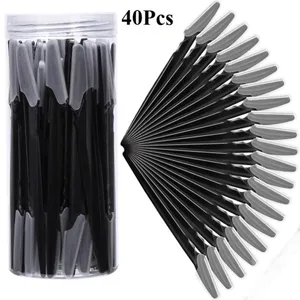40Pcs Eyebrow Trimmer Makeup Beauty Tools Safe Eye Brow Razor Face Body Hair Removal Shaver Blades Babae Eyebrows Shaping Knife