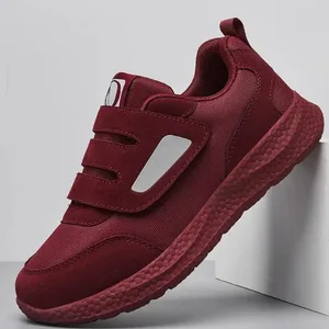 Design sapatos para diabéticos sapatos de caminhada largos com fecho ajustável deslizamento ortopédico sapatos para idosos para homens e mulheres