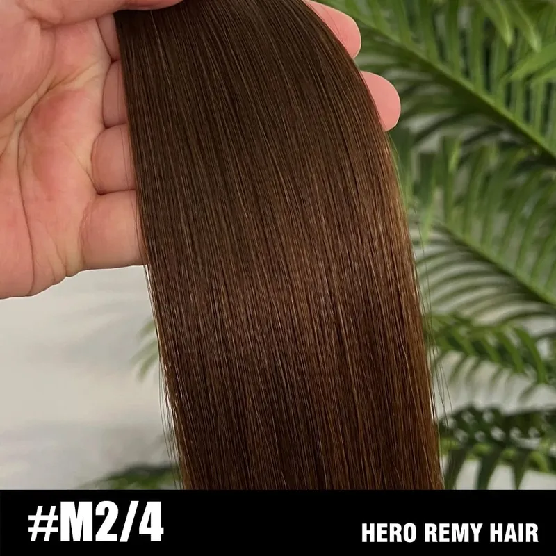 Hero Remy Hair Tape in Natural Hair Extension Human Hair Blonde Color 100% Remy Human Hair Seamless Skin Weft Glue On 2.5g/piece