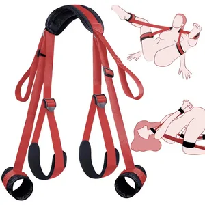 Restraint Erotica Binding Sex Forced Split Leg Ιμάντες Λαιμός Καρπός Bdsm Bondage Σετ Παιχνίδια σεξ για Γυναικεία Ζευγάρια Προϊόν Χωρίς Δονητή