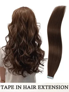 Tape In Hair Extensions 100% Human Hair Remy | Υδάδια 12-20 ιντσών 20 τμχ 30 g για χοντρά ή λεπτά μαλλιά | Χωρίς ζημιά Εύκολη εφαρμογή