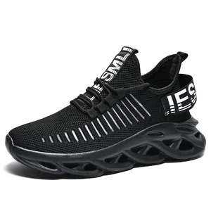 Mens Athletic Sneakers Magaan na Breathable Gym Shoes Non Slip Walking Shoes Kumportableng Sports Shoes Para sa Men Training