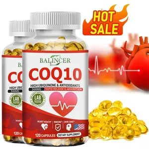 CoQ10 Softgels - Koenzym Q10 (ubiquinone) Supplement Høyabsorbert antioksidant støtter hjertehelse og energiproduksjon