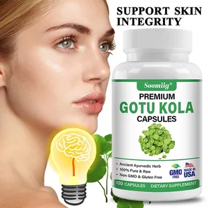 Capsules Centella Asiatica Premium - Supplément cérébral - Cerveau et système nerveux Calment la clarté mentale Améliore la peau