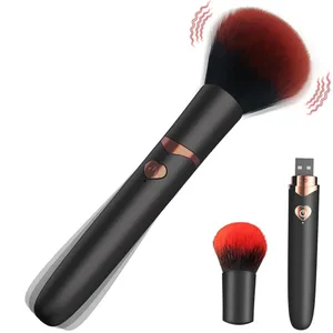Vibrační štětec na make-up 7 režimů Vibrace Stimulátor klitorisu Dámská kuličková masáž Diskrétní sexuální hračka pro dospělé pro ženy 18+