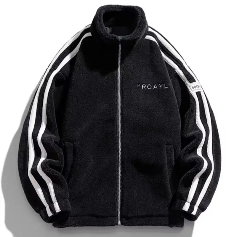 Yeni İlkbahar Sonbahar Erkek Sıcak Kaban M -6XL Sweatshirt Harajuku Moda Japonya Sokak Giyim Üst Günlük Erkek Giyim Alfabe Kapüşonlular