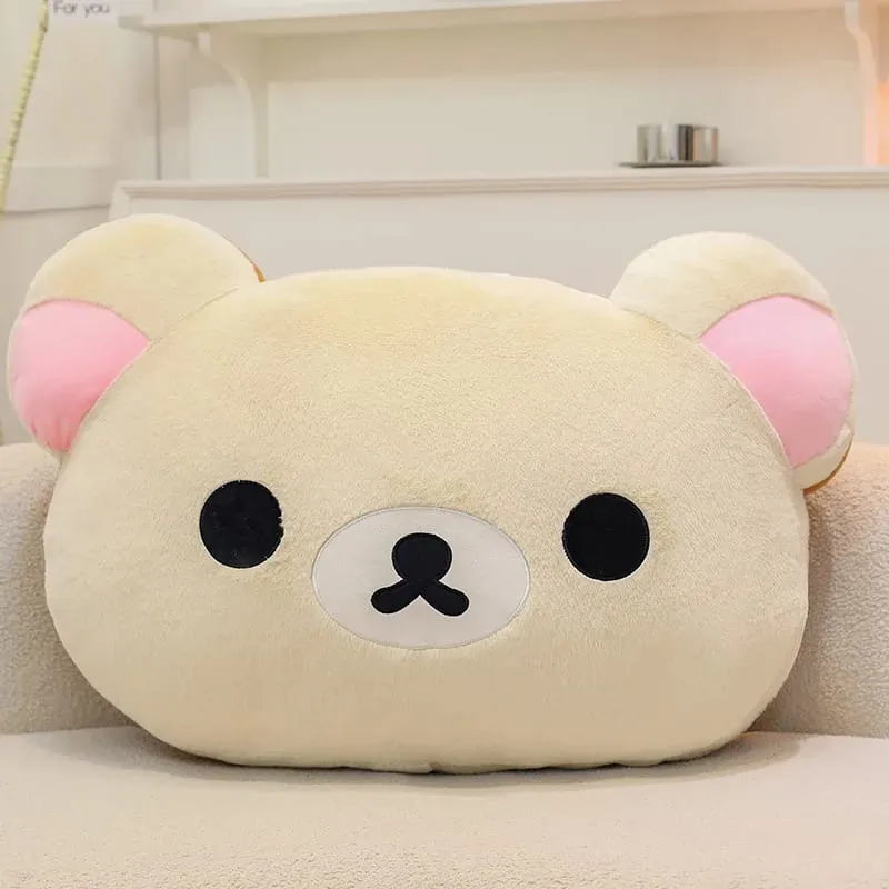 Best-Selling 40cm Kawaii Rilakkuma Plush Warm Hand Pillow Cartoon Bear Peluche Stuffed Toy Room Decorations Popular Gift