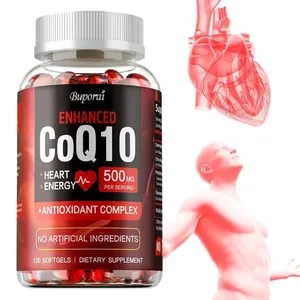 CoQ10-Ergänzungsmittel – fördert die Herz-Kreislauf- und Herzgesundheit. Antioxidans liefert Energie für die allgemeine Gesundheit