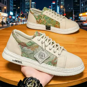 Mænd lærredssko Casual Flad Komfort Åndbar Letvægts Dagligt Beklædning Gratis Fragt Herre Sneakers Herre Sneakers Og Casual Shoe