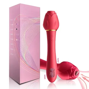 Rose-sugande leksaker Vibrator för kvinnor Bröstvårtor Klitoris Vakuum Clit Sucker Stimulator Sexleksaker för kvinnor Varor Vibratorer för vuxna