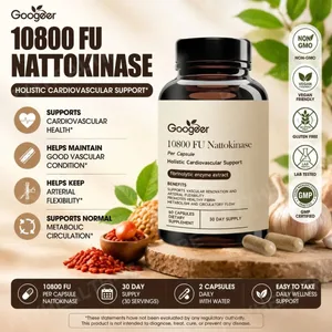Googeer Advanced Enzyme CoQ10 Formula Kapseln, sauber, vegan, gentechnikfrei, tägliches Wellness-Unterstützungsergänzungsmittel, 60 Kapseln, einfache Anwendung