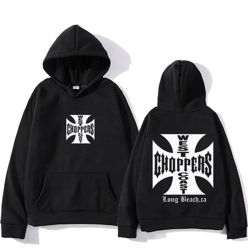 Paul Walker West Coast Choppers Moletom Com Capuz Masculino Feminino Oversized Moda Top Hip Hop Roupas de Lã Manga Longa Moletom Vintage