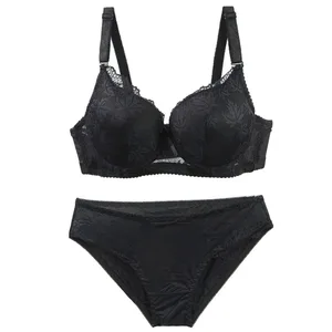 DaiNaFang 2026 nové sexy dámské spodní prádlo ABC Cup Push Up Bras Set Prodyšné Ženy Mašle Květinové Spodní Prádlo Kalhotky Kalhotky