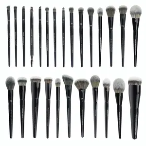 SEP Black Series Makeup Brushes Powder Foundation Concealer Blusher Bronzer Eye Shadow Øyenbryn Eyeliner Sculpting Brush Gift