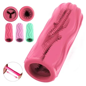 Tassa de masturbació masculina portàtil per a homes, joguines suaus segures per a Fidget, orgasme, masturbador masculí, joguina sexual, vagina realista, productes per a adults