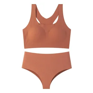 Bra dan Panty Mulus Wanita Set Racerback Smooth Everyday Lingerie 2026