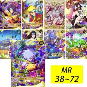 Mr cartão 38 ~ 72 série naruto haruno sakura uchiha sasuke bronzeamento jogo brinquedos coleção cartão presente de aniversário natal