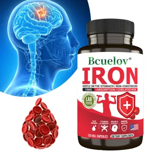 Bcuelov Eisenpräparat, 15 mg Chelat, schnelle Absorption, sanft, nicht verstopfend – Anämie
