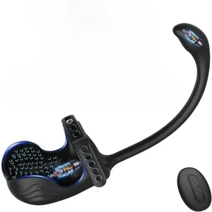 3 in 1 Anal Plug Vibrator Testicle Taint Stimulator Vibrating Cock Ring Remote Control Male Prostate Massager Sex Toy para sa Mag-asawa