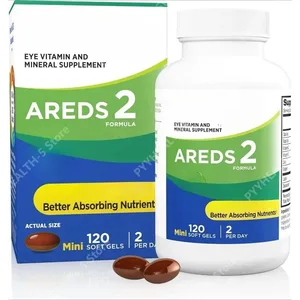 2 ویتامین چشم مکمل لوتئین و زیگزانتین با ویتامین C ویتامین E روی و مس 120 ژل نرم (مینی ژل)