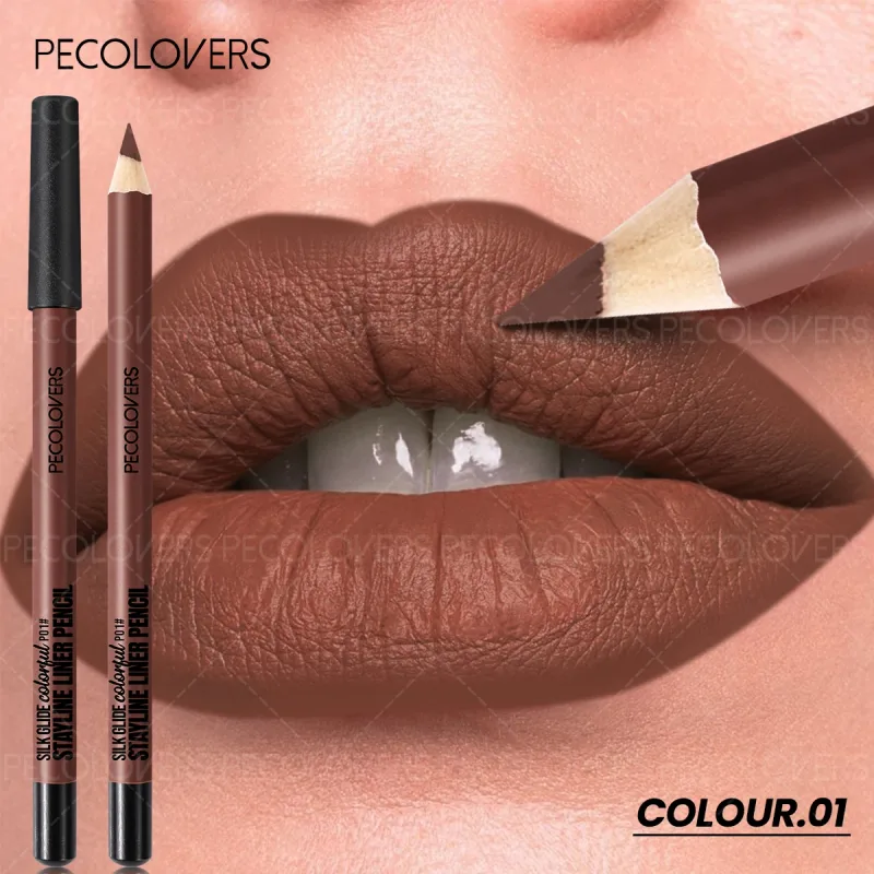 Matte Lipliner Second Back Lip Contour Plump and Charming Lips Non Drying Waterproof Lip Cosmetics Suitable for Beginners