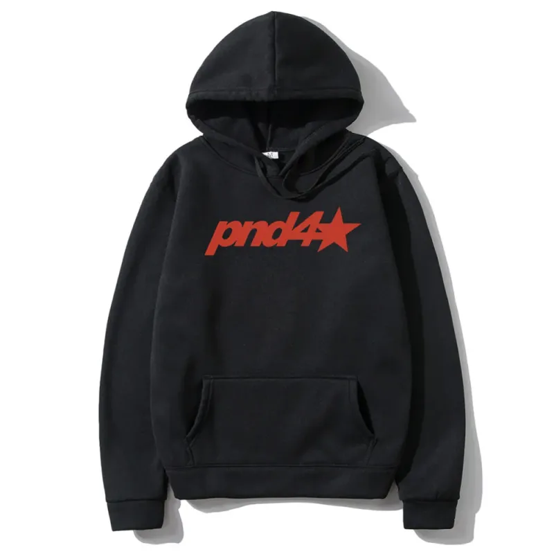 Rapper Partynextdoor PND 4 Hoodie گرافیکی مردانه زنانه مد هیپ هاپ بزرگ لباس خیابانی مردانه هودی نخی پشمی قدیمی