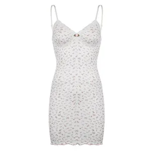 Fashion Lace Trim Women's Dress Slim Fit