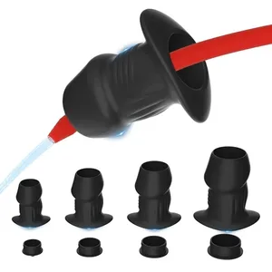 Butt Plug Anal Buit de Silicona Dilatador Anus Túnel Expansió Enema Massatge de Pròstata Joguines Sexuals per a Dones Homes Masturbació