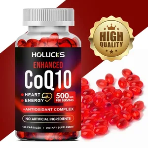 CoQ10-Ergänzung, Antioxidans für Herz-Kreislauf- und Herzgesundheit, Unterstützung von Immunenergie und Vitalität, Superabsorption, gentechnikfrei