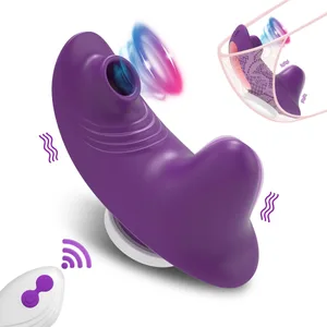 Afstandsbediening Vibrator Speeltjes voor Vrouwen Wearable Zuigen Vibrators Clitoris Vagina Stimulator Clit Sucker Speelgoed voor Volwassen 18 +