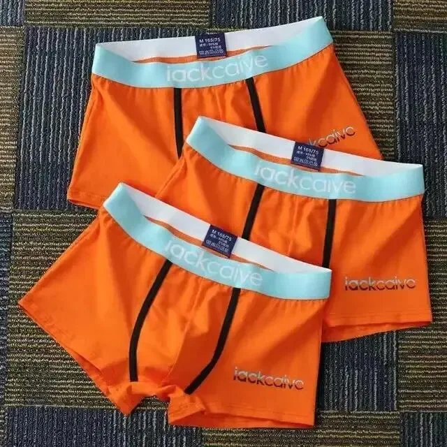 3Pcs Seluar Dalam Lelaki Kapas Seluar Dalam Lelaki Petinju Lelaki Bernafas Boxer Seluar Dalam Bercetak Seluar Dalam Selesa Seluar Dalam Lelaki M-3XL