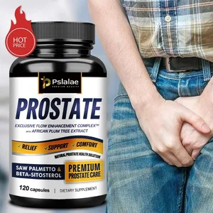 Próstata 3-Pack Saw Palmetto e Beta Sitosterol Suplementos Tamanho de Suporte Saudável Suporta Alívio Urinário e Controle da Bexiga