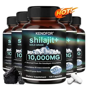 کپسول شیلاجیت اصلی و خالص هیمالیا غنی از اسید فولویک طبیعی و مکمل 85+ مواد معدنی بدون گلوتن