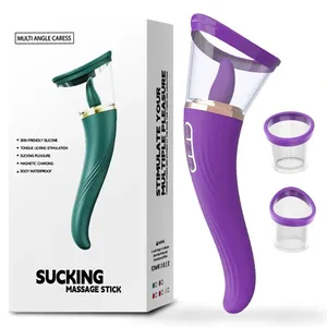 Llepar la llengua amb vibrador de punt G de succió 3 en 1 Joguines sexuals per a dones Potent mugró del clítoris Massatge d'estimulació amb ventosa oral
