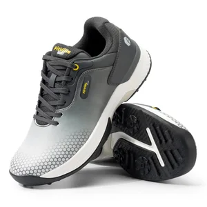 Fitville sapatos de golfe masculinos largos antiderrapantes resistentes ao desgaste confortáveis ​​sapatos esportivos pickleball adequados para pés inchados aliviar o dedo do pé