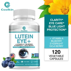 Lutein Supplement - Vitamin A + Bilberry Eyebright + GO JI Wolfberry To Relieve Eye Fatigue and DrynessCapsules