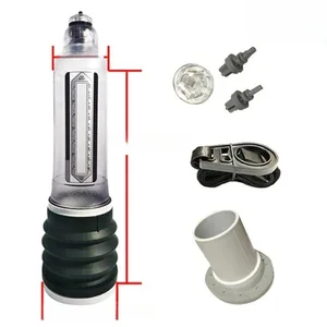Bomba de buit per a penis masculina Bomba de buit d'aigua per a homes Bomba d'ampliació del penis Extensor de pene Bombes d'exercicis de polla Entrenador de gland Joguines sexuals per a adults
